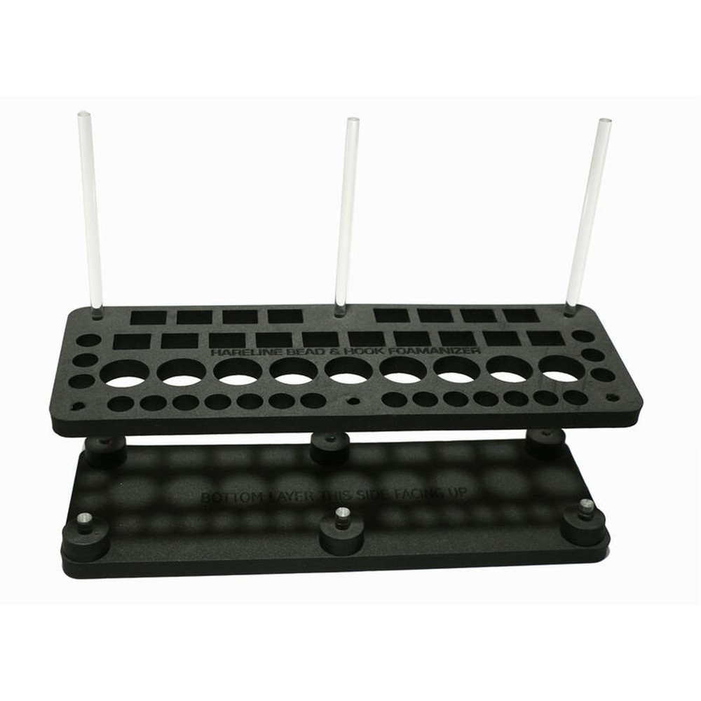 Hareline Foamanizer Bead Hook Storage Module 12 in