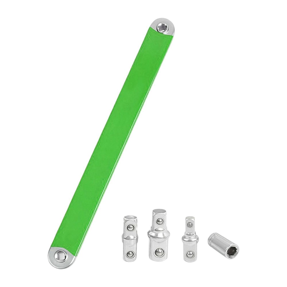 Offset Extension Wrench Hand Tool with Drive Adapters