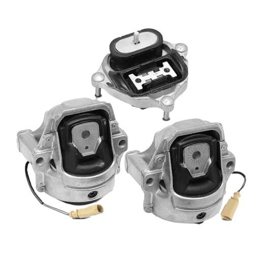 3pcs Front Engine Motor Mount Kit Compatible with 2013 Audi A4 A5 Quattro(3Pcs)