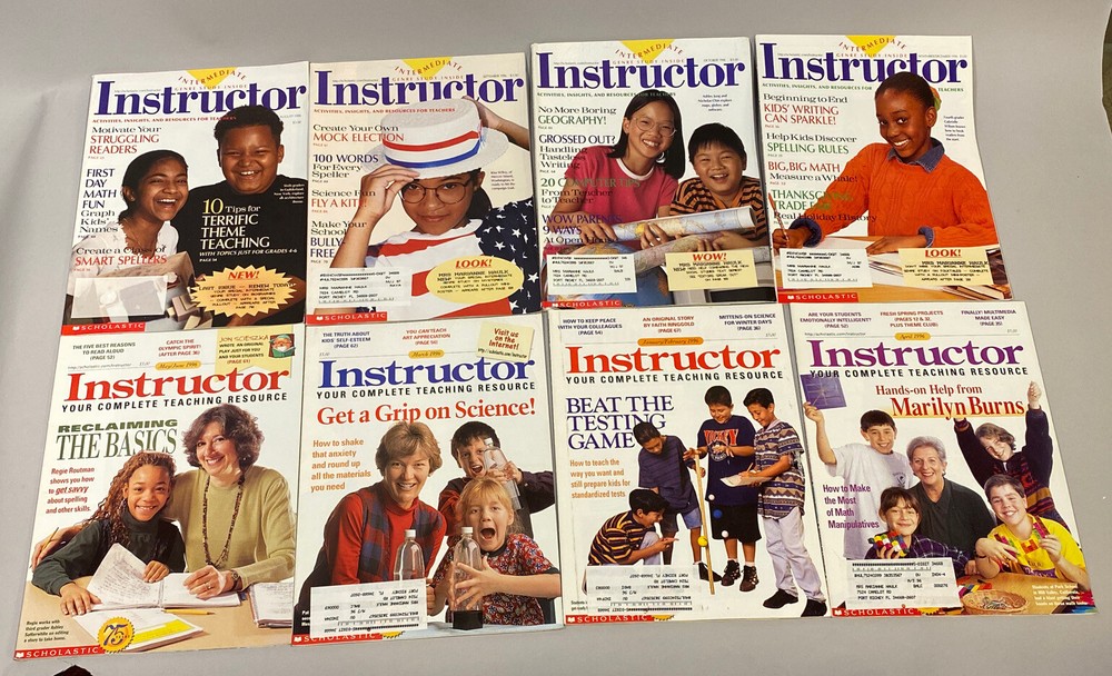 Instructor Magazine Back Issue LOT 1996 Teacher HomeSchool Scholastic Classroom