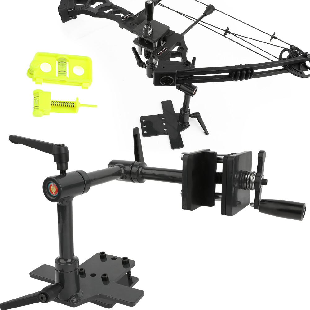 Compound Bow Vise 360° Adjustable Level Set Professional Archery RecurveBow Tool