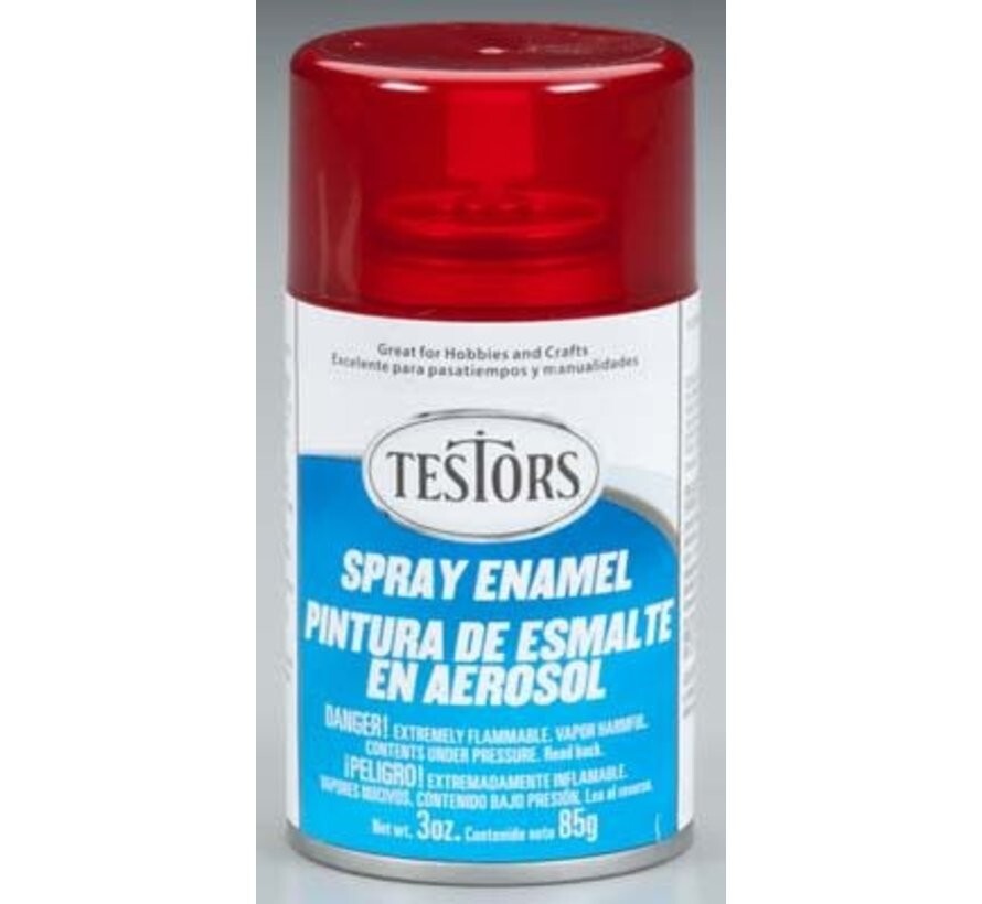 Testors Candy Apple Red Enamel Spray Paint 3oz