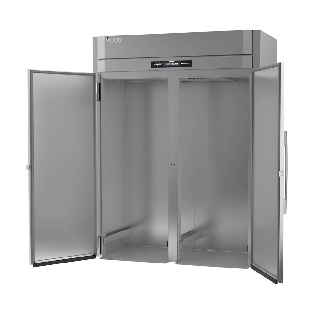 Victory RIS-2D-S1-XH-HC 68" Solid Door Roll-In Refrigerator, 2 Section, 77.35...