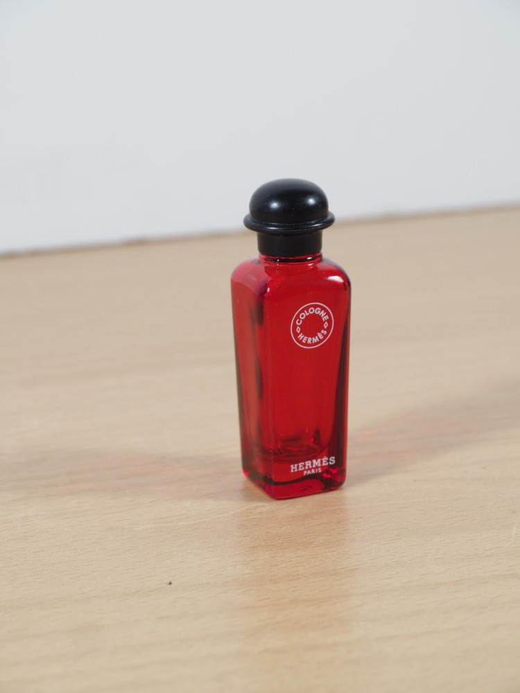Hermes Eau de Rhubarbe Ecarlate Eau de Cologne 5ml Glass Empty Bottle
