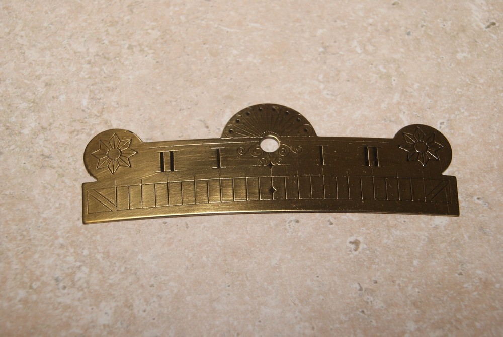 BRASS PENDULUM INDICATOR 3 3/4 LONG NEW CLOCK PARTS