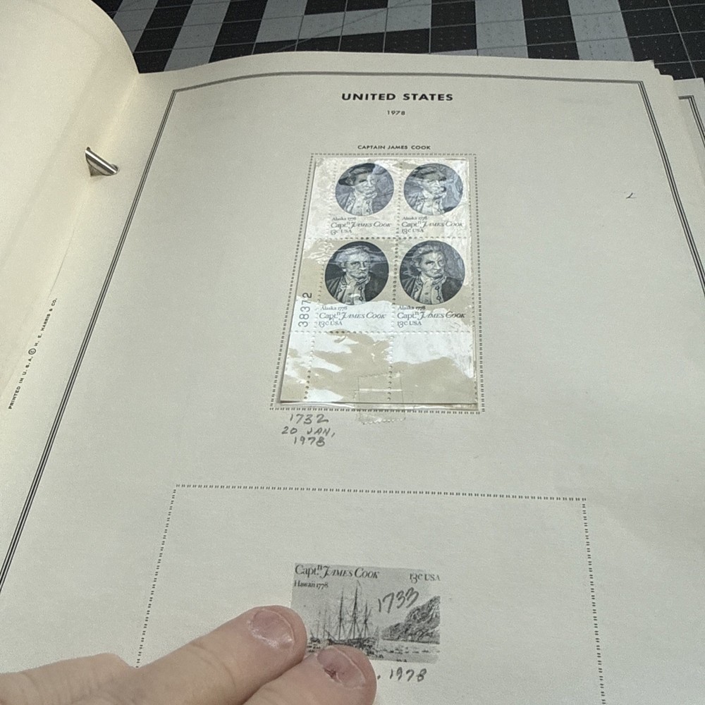 Harris Liberty US Plate Block Album