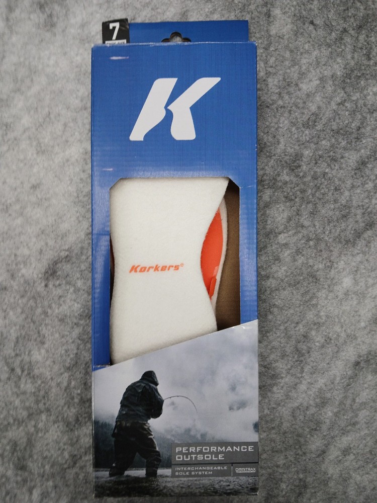 Korkers Omnitrax v3.0 Interchangeable Sole - Felt - Size 7