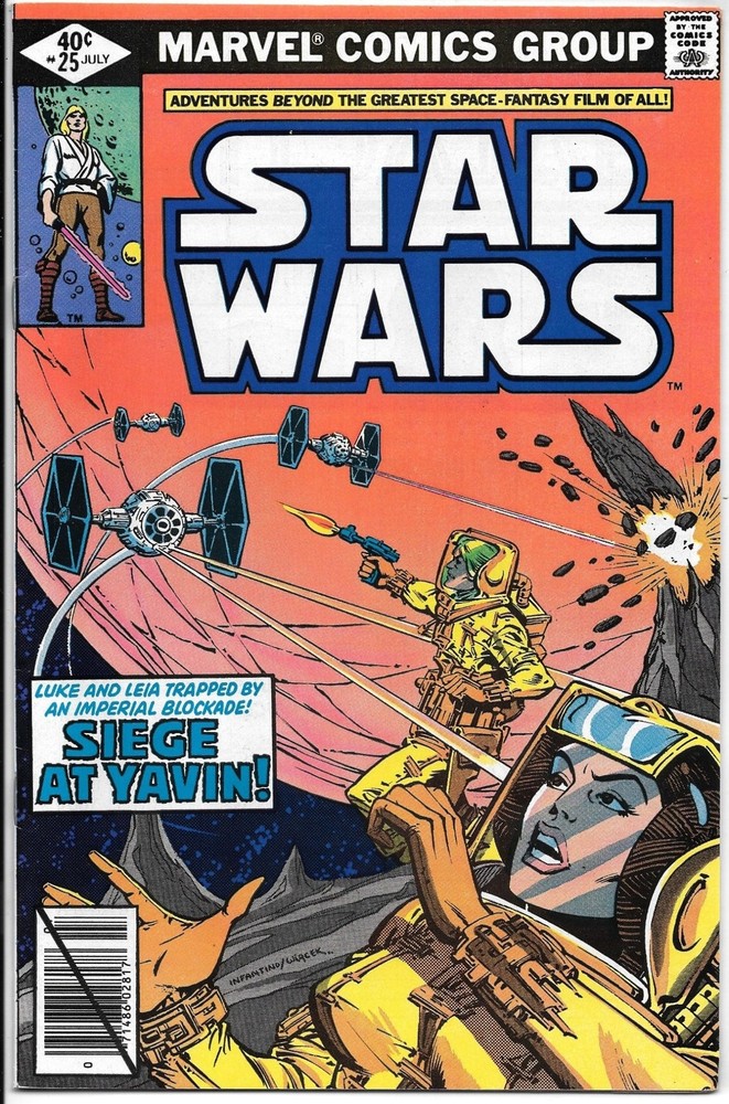 Star Wars Comic Book #25 Direct Copy Marvel Comics 1979 VERY FINE-