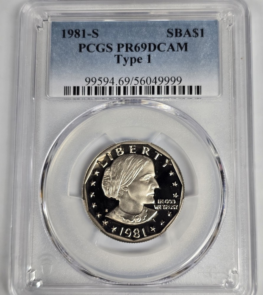 Susan B Anthony Dollar - Type 1 PR69 DCAM 1981-S PCGS