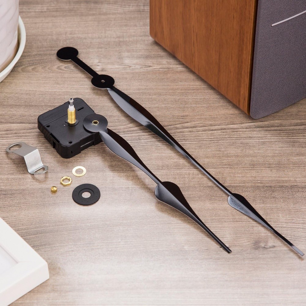 High Torque Quartz Clock Mechanism for DIY Projects - Silent Operation & Hands