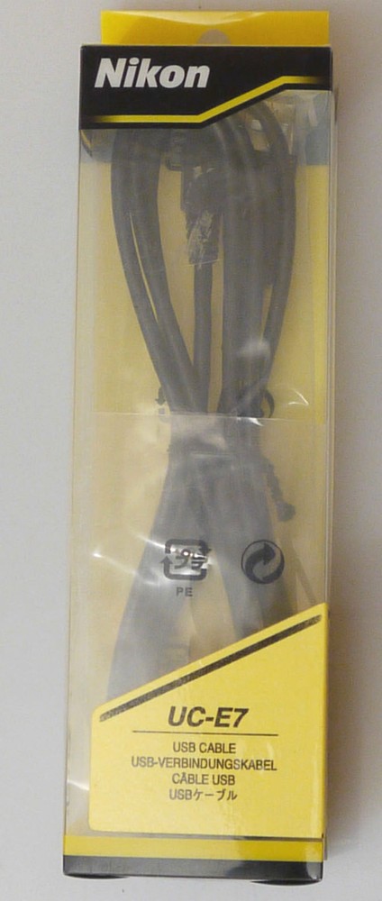 PRL) NIKON NITAL CABLE USB CABLE CONNECTION CABLE UC-E7 CABLE WIRING COMPUTER