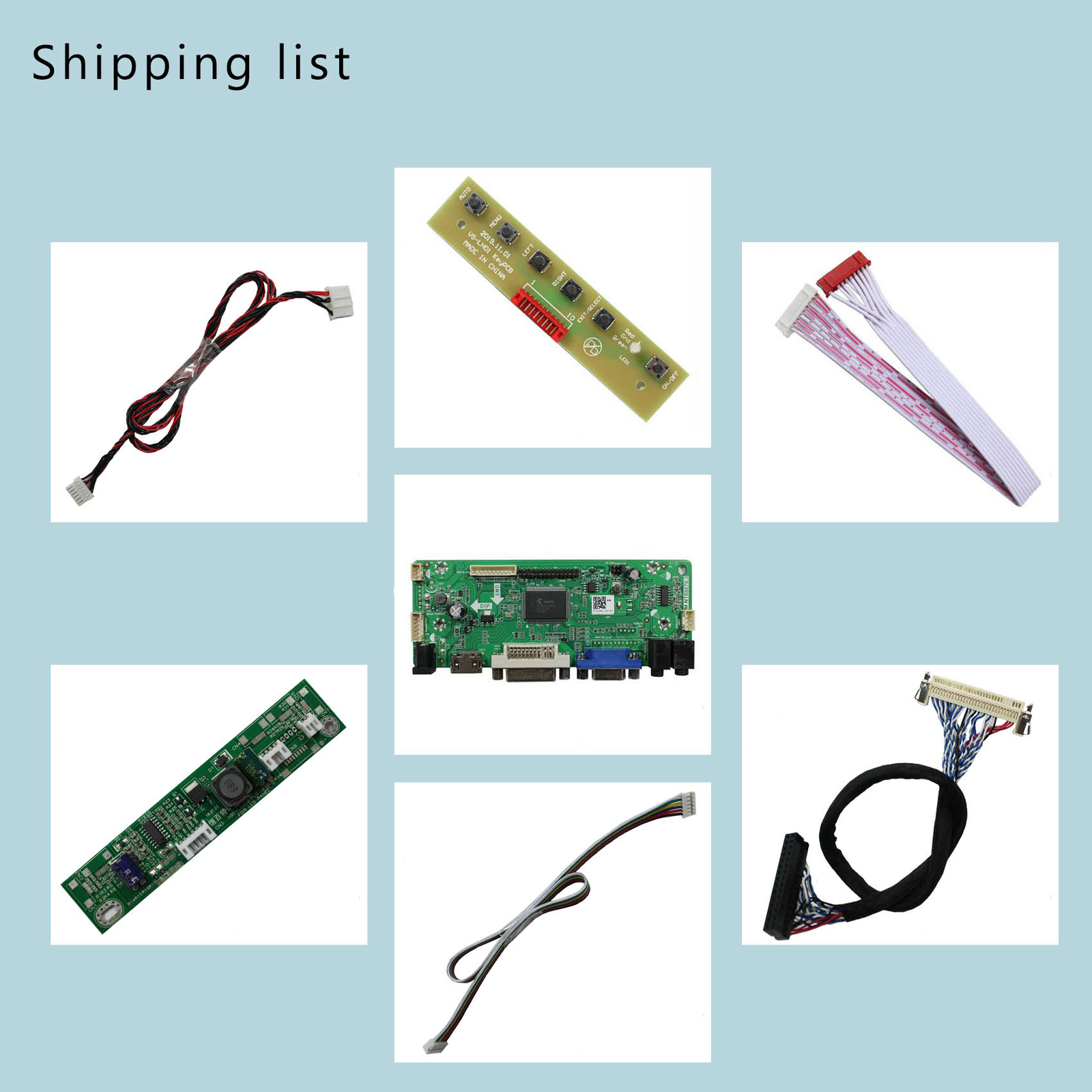 HDMI DVI VGA LCD Controller Board for 27inch 1920x1080 TPM270WF1-MWN1 LCD Screen