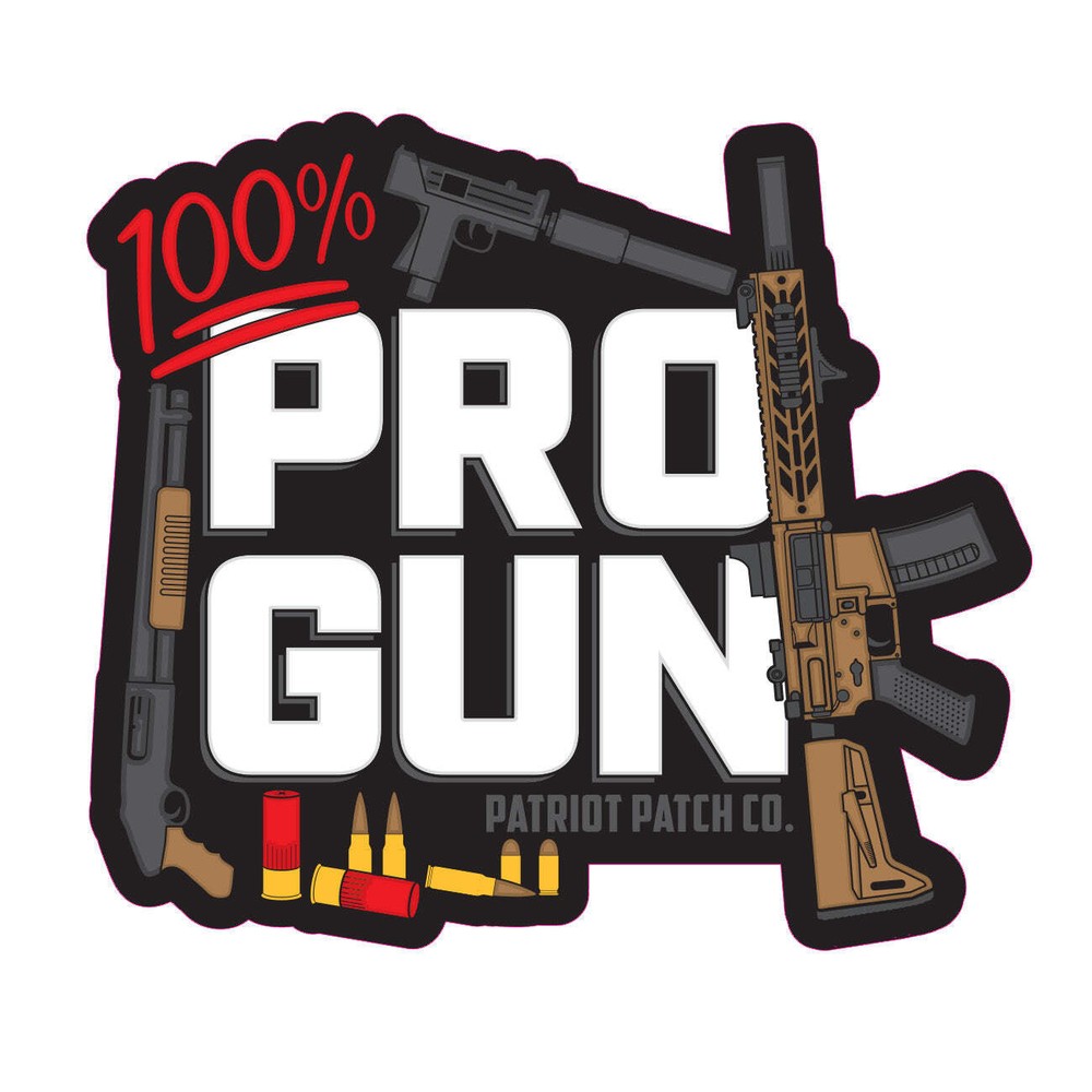 Patriot Patch Co. - 100% ProGun Sticker