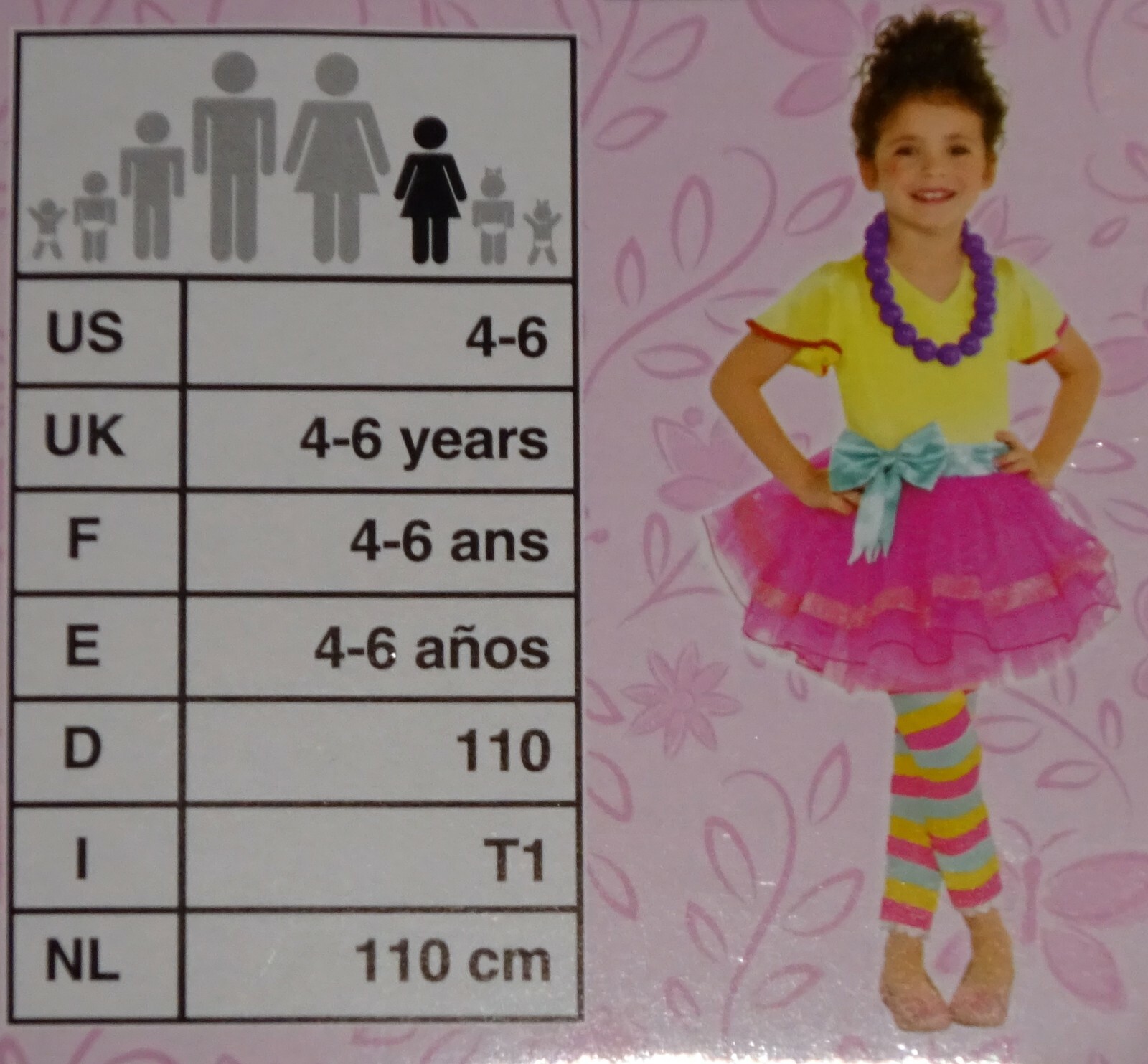 DISNEY FANCY NANCY COSTUME DRESS GIRLS 4-6-LEGGINGS-NECKLACE-BOA-HAIR CLIPS-NEW