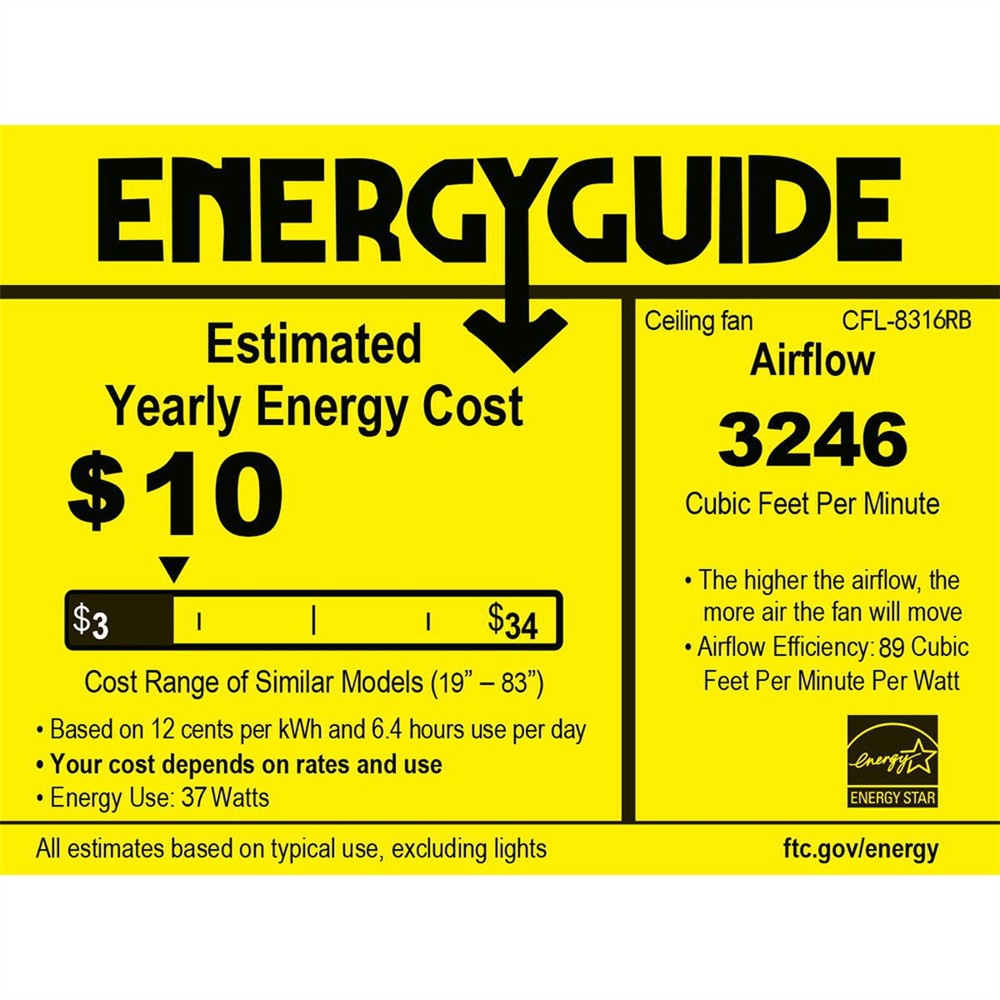 Proshta 3-light Crystal 5-blade Rustic Bronze Ceiling Fan Pull Chain