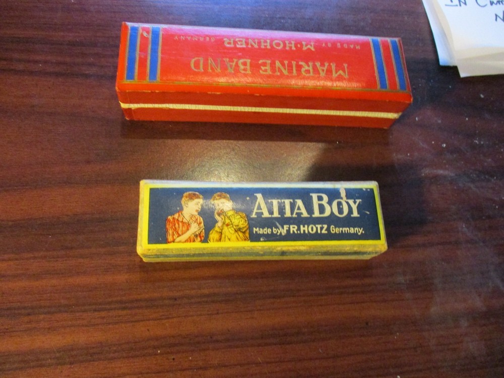 Harmonicas Pair New in Box Vintage