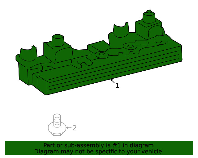 Genuine GM High Mount Lamp 88975728