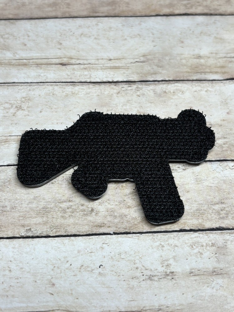 HK PVC Gun Patch, Tactical Swat Assault Gun Morale Patch, Hook Backed