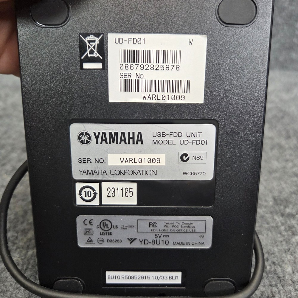 YAMAHA Floppy Disk Drive Unit UD-FD01 Used