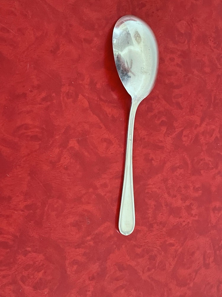 International Silver ARGYLE Silverplate Solid Smooth Casserole Spoon 1938