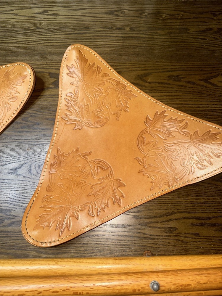 Leather Horse Saddle Stools
