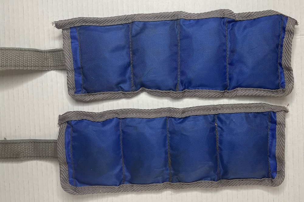 SPALDING Adjustable Ankle Weights - 2LB Pair- 16 oz each - Vintage