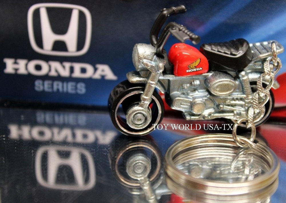 Custom Key chain Honda Monkey Z50 motorcycle red
