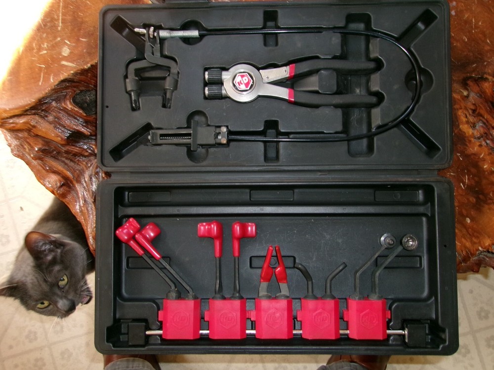 KD TOOLS 3835 - 7 PIECE MULTIPLE TIP GEARED PLIERS SYSTEM WITH CASE