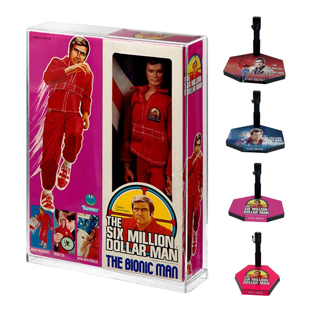 1/6 Scale Action Figure Display Stand The Six Million Dollar Man Steve Austin