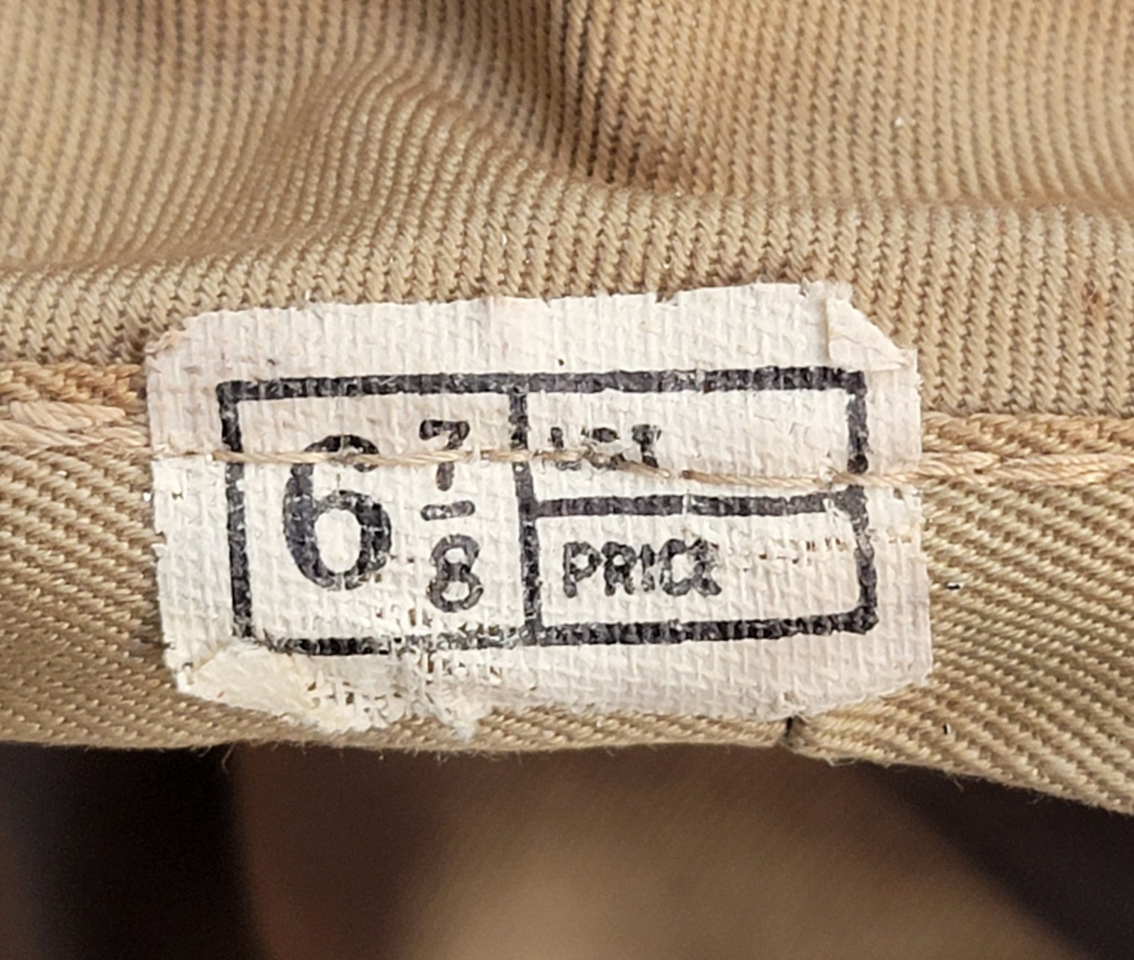 Vintage CONOCO Service Station Attendant's Hat with Sewn Red Triangle Logo Patch