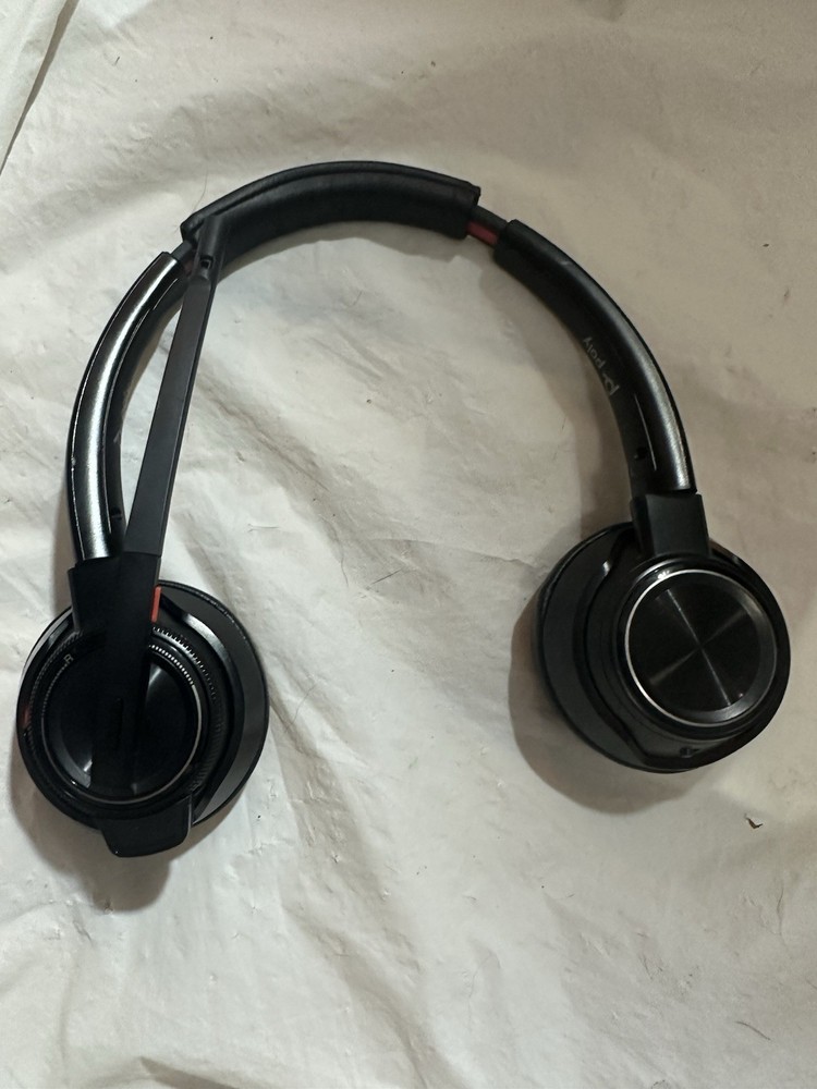 Tested Plantronics Poly SAVI 8200 Wireless DECT Headset Active Noise Cancel Gda