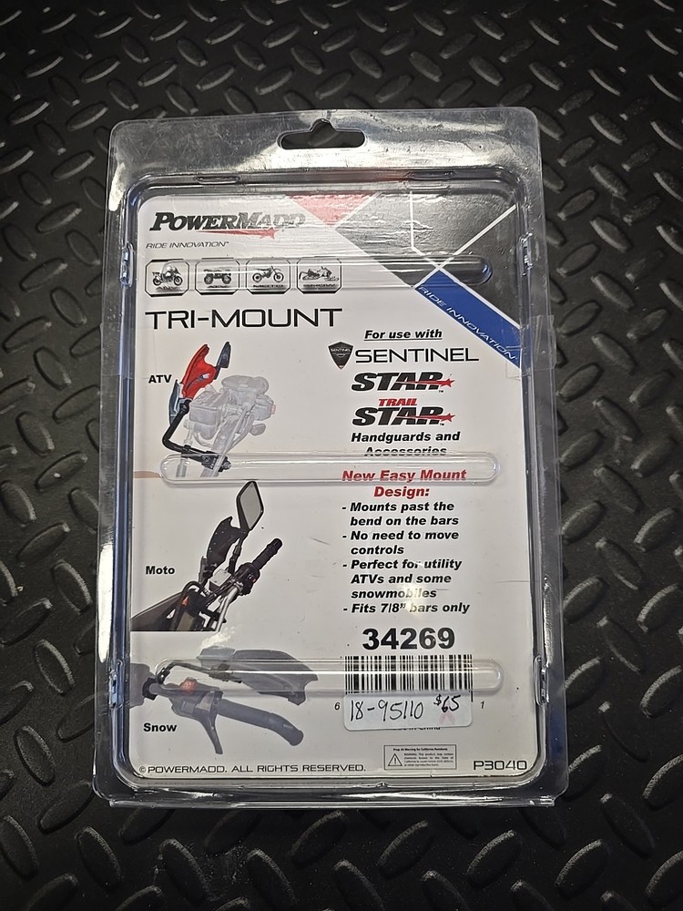 PowerMadd Star Series Tri-Mount 34269