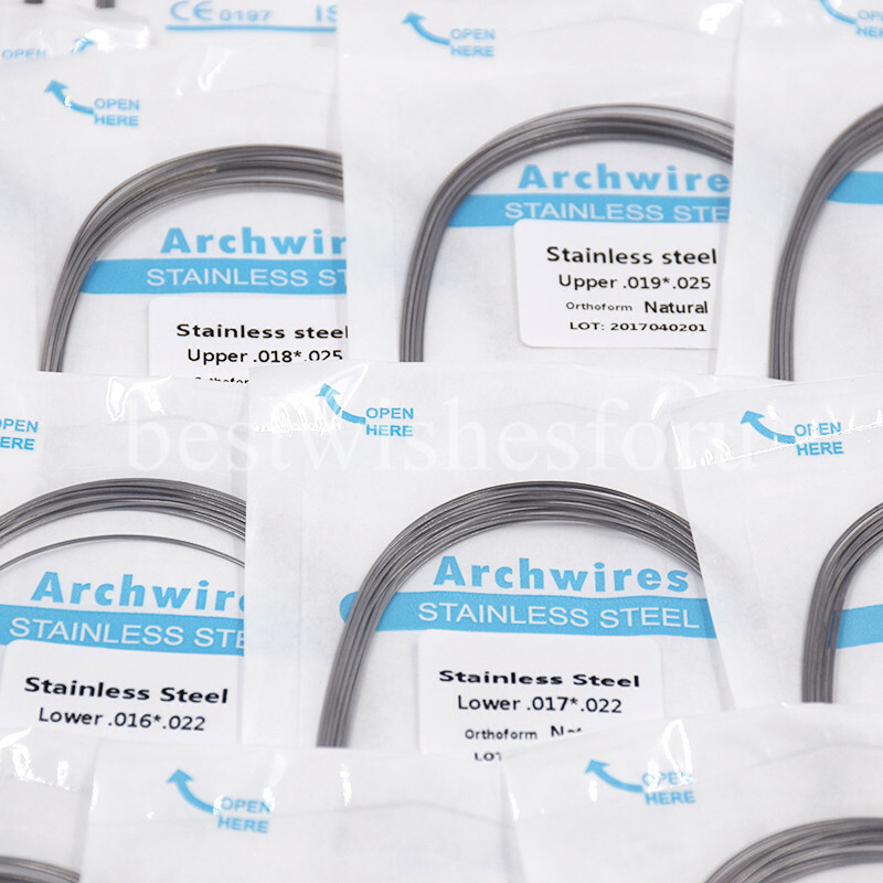 Dental Orthodontic Stainless Steel Arch Wire Rectangular Square/Ovoid/Natural