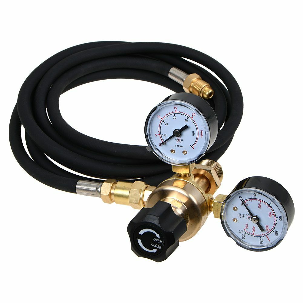 Argon CO2 For Lincoln Mig Tig Flow Meter Welding Regulator Welder Gauge Gas+Hose
