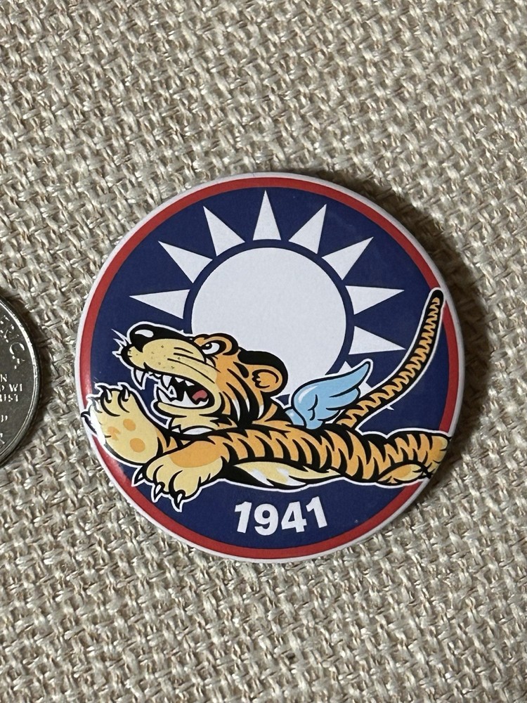 American Flying Tigers emblem pin