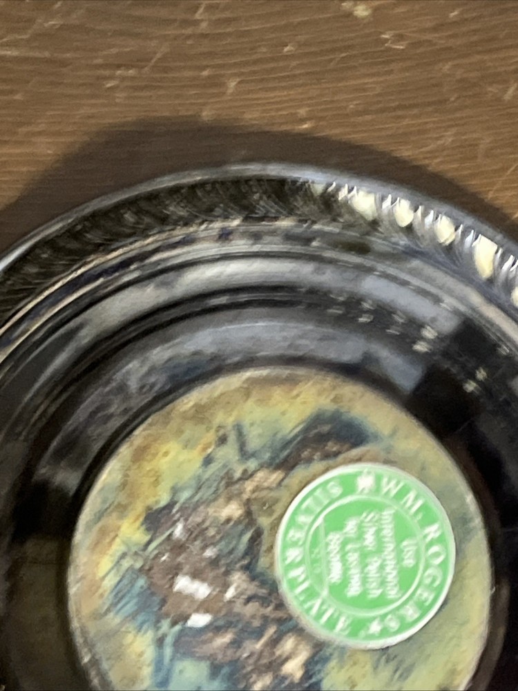 WM Rogers Silverplate Bowl Small Dessert Candy Dish Round International Silver