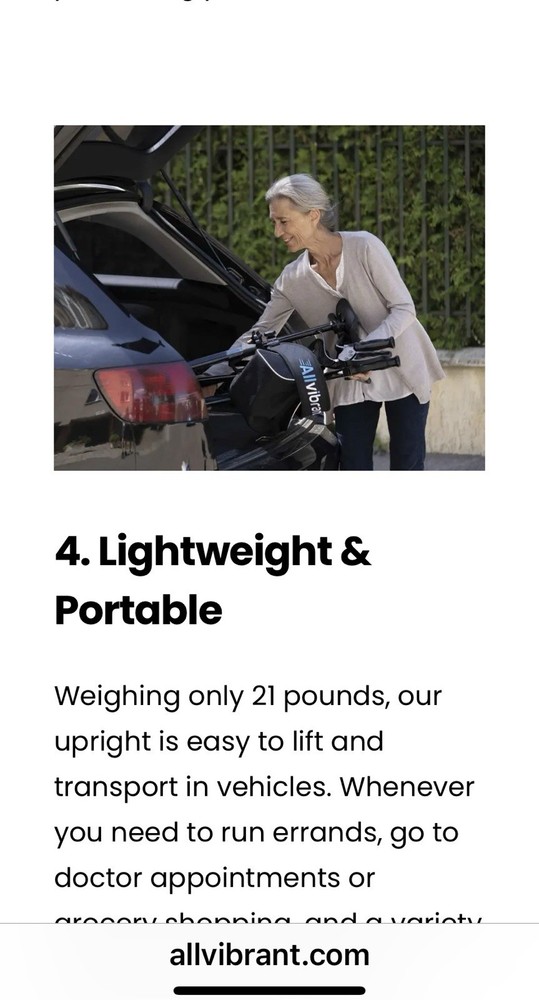 Walker Upright Foldable 4 Wheels Adjustable. Allvibrant brand.