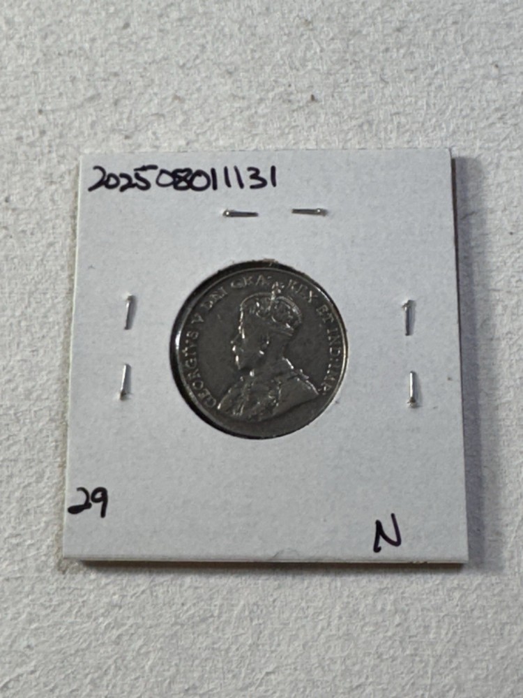 1931 Canada 5 Cents Cleaned