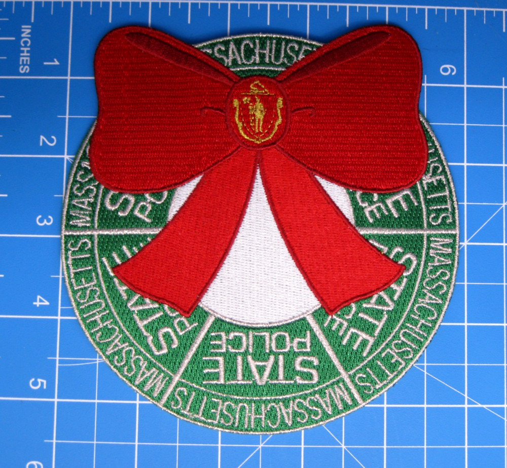 Massachusetts State Police Holiday patch-GP