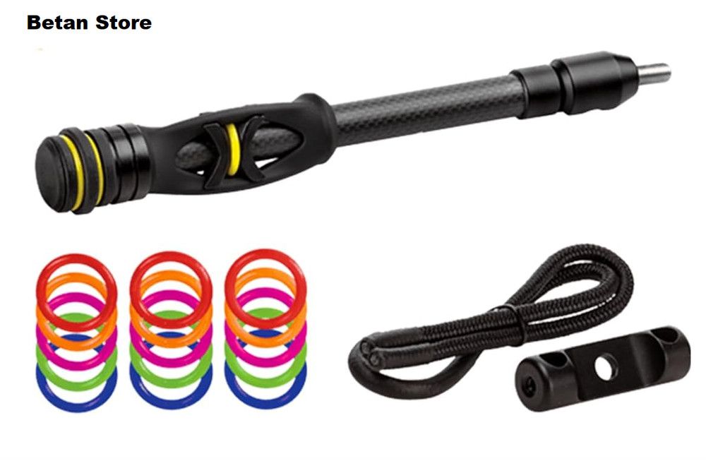 Hitman Archery Bow Stabilizer - Black, 8'' (AS1908)