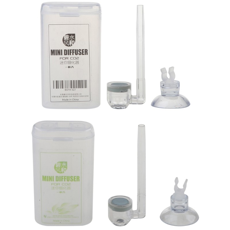 Acrylic for CO2 Diffuser Atomize Quiet Bubbling with Tiny Bubbles for Aquar
