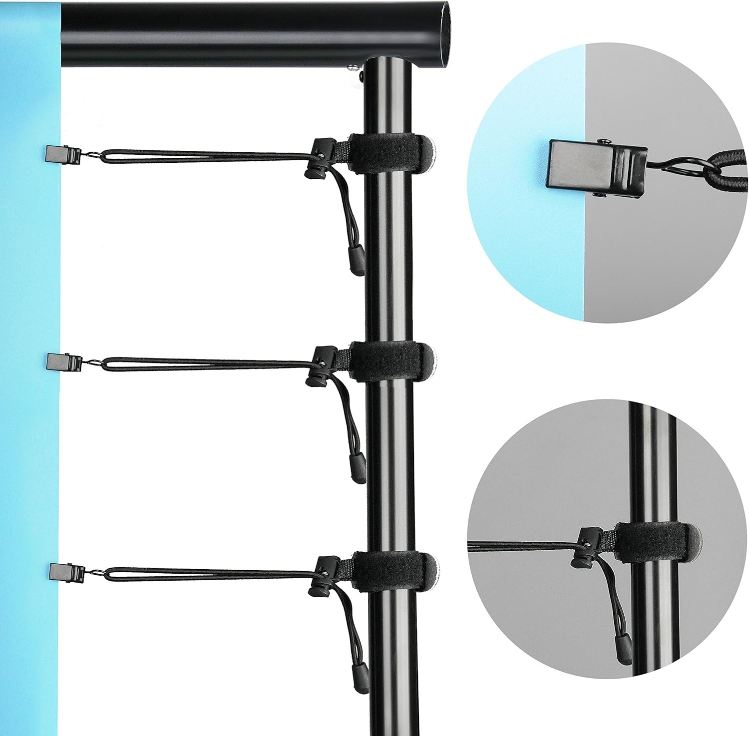 10x7ft(WxH) Heavy Duty Backdrop Stand Kit Photography Studio Background Support