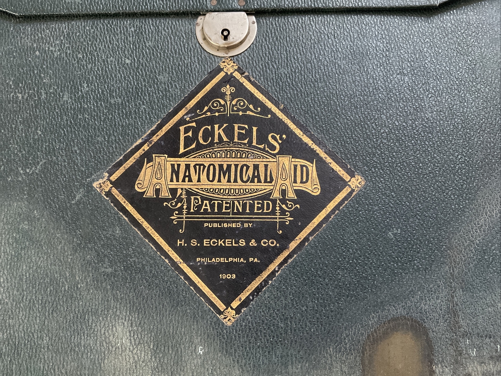 Antique Medical Anatomy Book Embalmer Anatomy Book Binder 1903