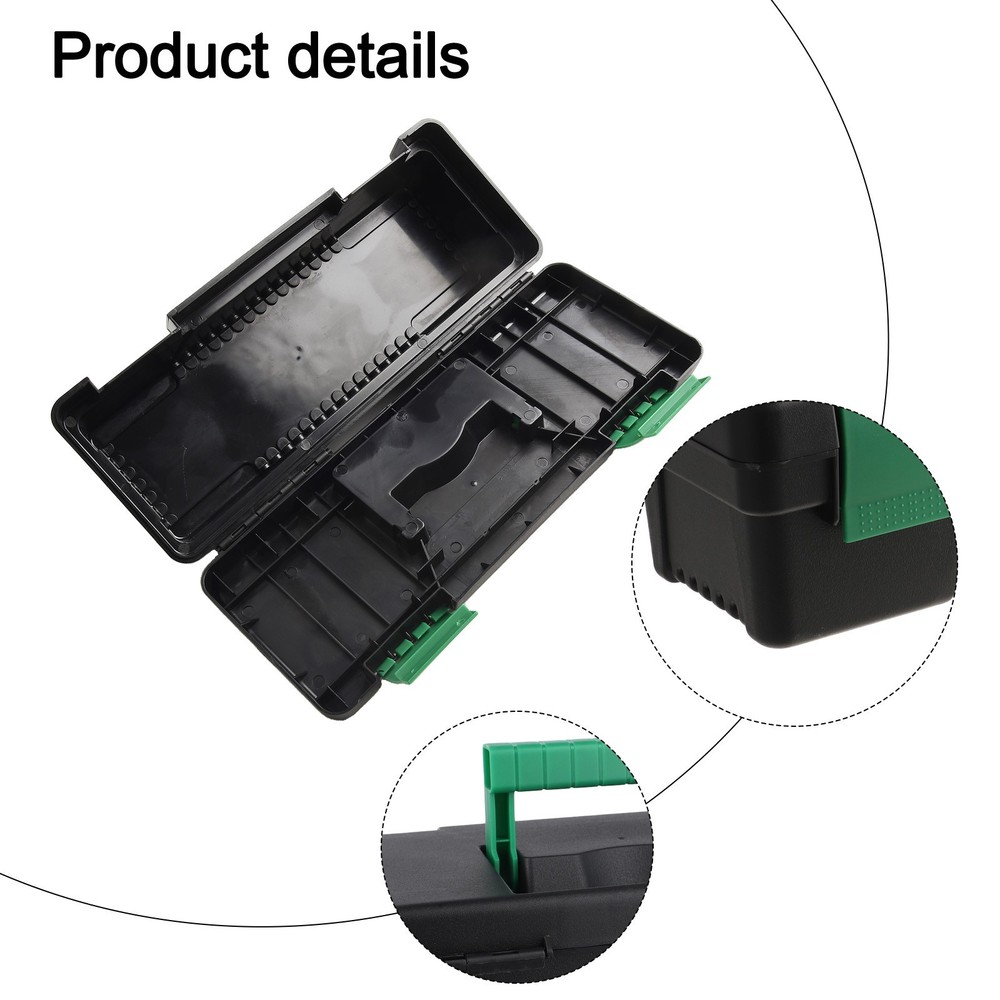 Sturdy Plastic Toolbox Perfect for Carpentry and Electrical Repairs 10 Inch