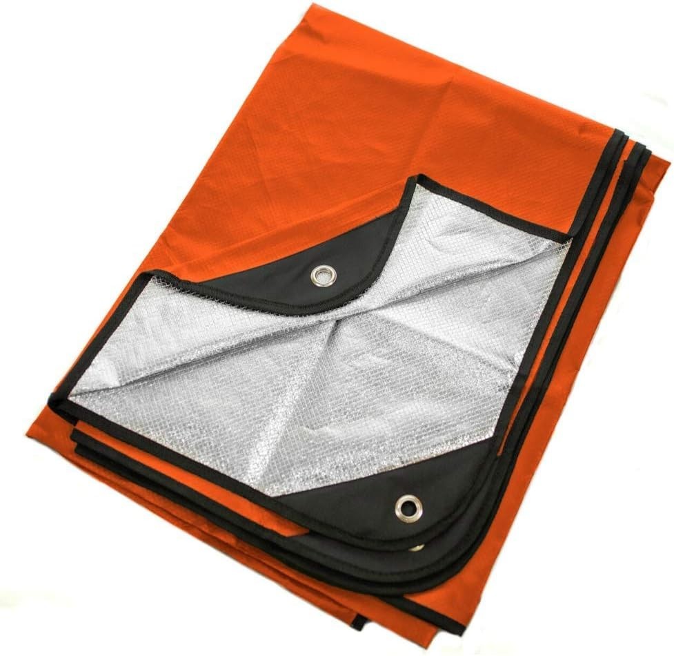 Multi-Purpose Thermal Blanket - Waterproof & Windproof, 60x82in for Camping