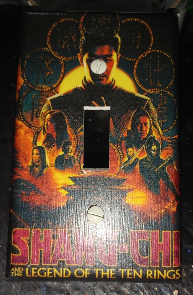 Custom Handmade Shang - Chi Single Toggle Light Switch Cover