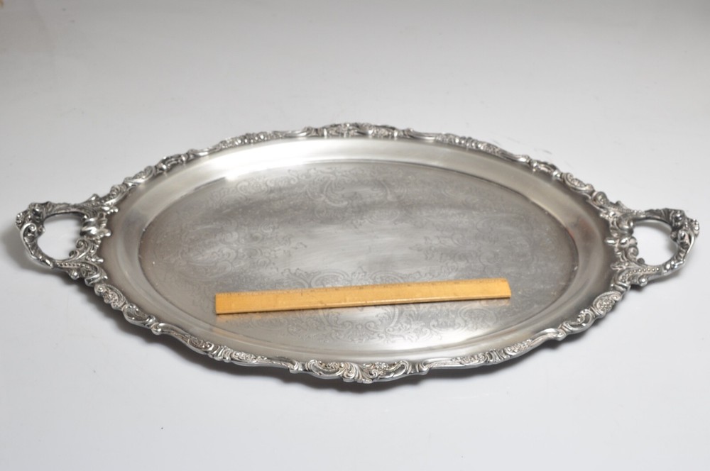 Baroque by Wallace 29" Serving Tray #294- Not Footed-