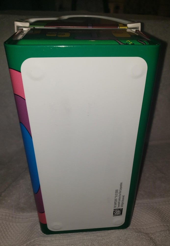 2000 THE SIMPSONS Lunchbox C. C. Lemon 100% COMPLETE w/ Inserts & Drink GEM MINT