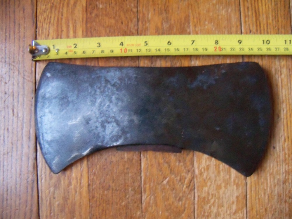Vintage Unmarked Heavy Double Bit Axe Head