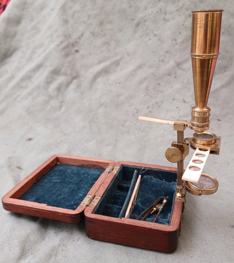 Rare Antique signed Cary’s pocket microscope, c 1830
